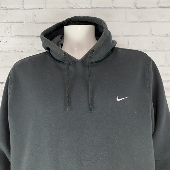 Nike Sweater Men's XL Sportswear Hoodie Long Sleeve Sweatshirt Grey Embroidered - Picture 1 of 12